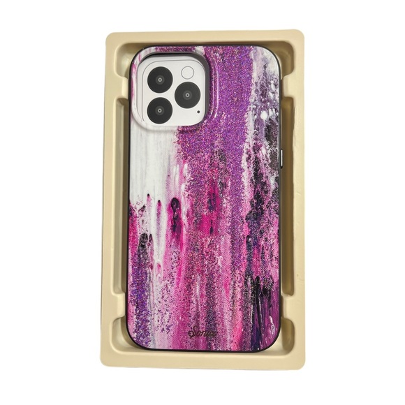 SONIX Purple Rain Marble Granite Glitter MagSafe iPhone 13 PRO MAX Hard Case - Picture 12 of 16